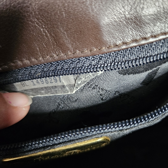 PALOMA PICASSO Vintage Luxury Designer Brown Leather Shoulder Bag Made In Italy - Picture 10 of 16